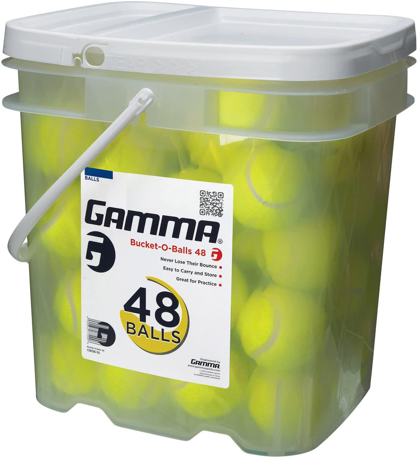 Gamma Bucket of Pressureless Tennis Balls